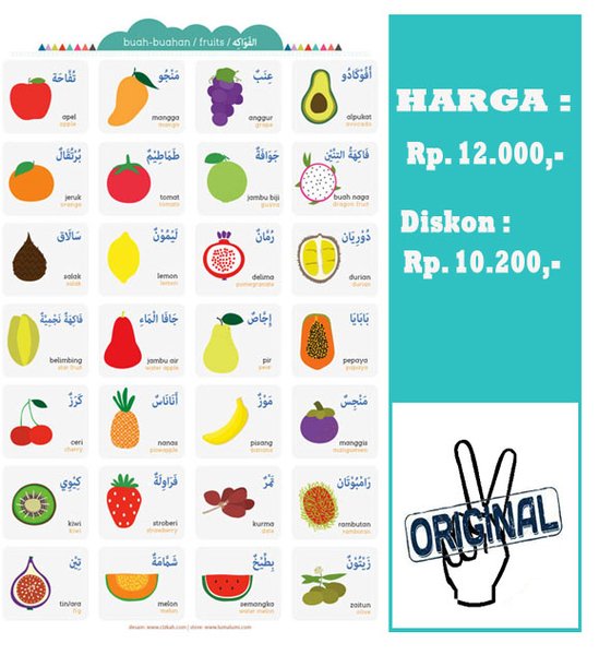 Detail Poster Gambar Buah Bahasa Arab Nomer 8