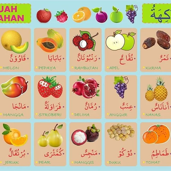Detail Poster Gambar Buah Bahasa Arab Nomer 11