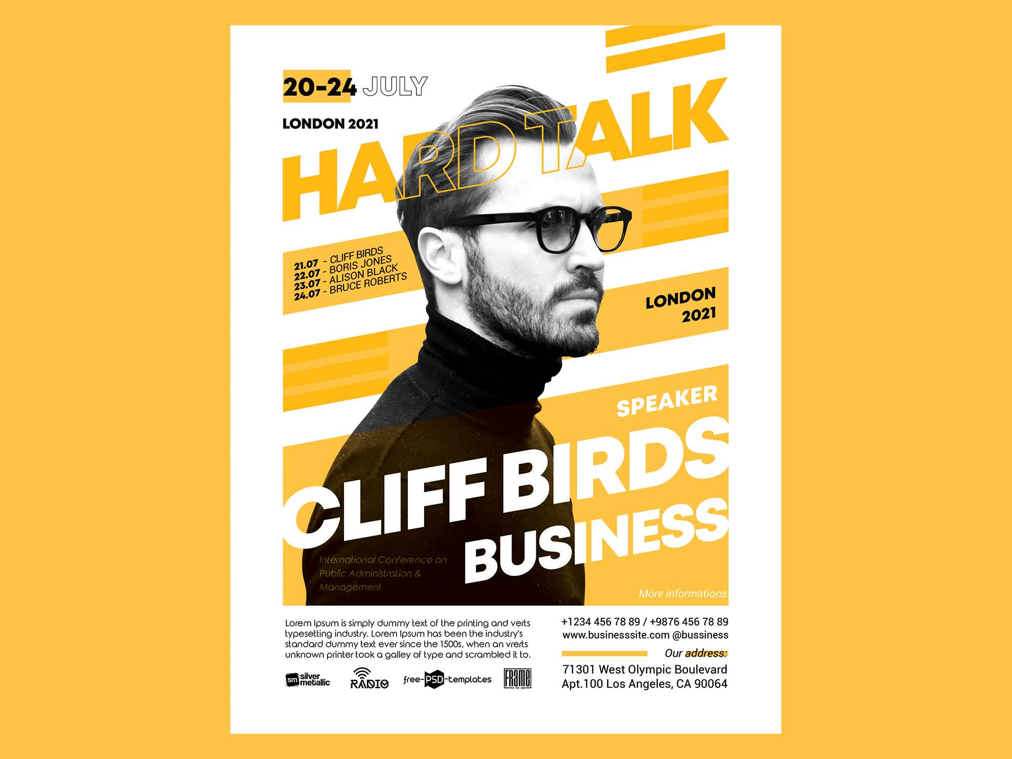 Detail Poster Template Psd Nomer 47