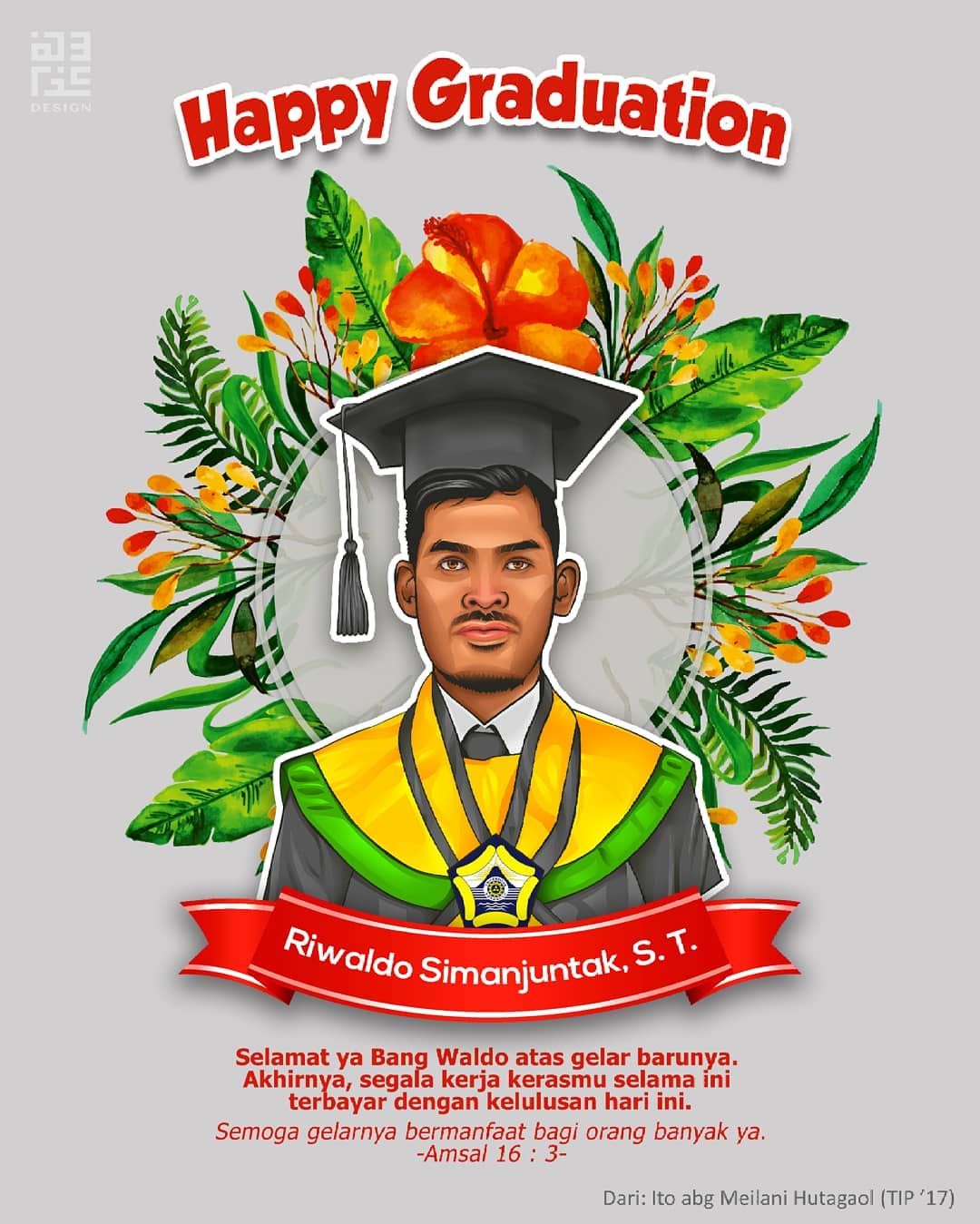 Detail Poster Ucapan Selamat Wisuda Nomer 2