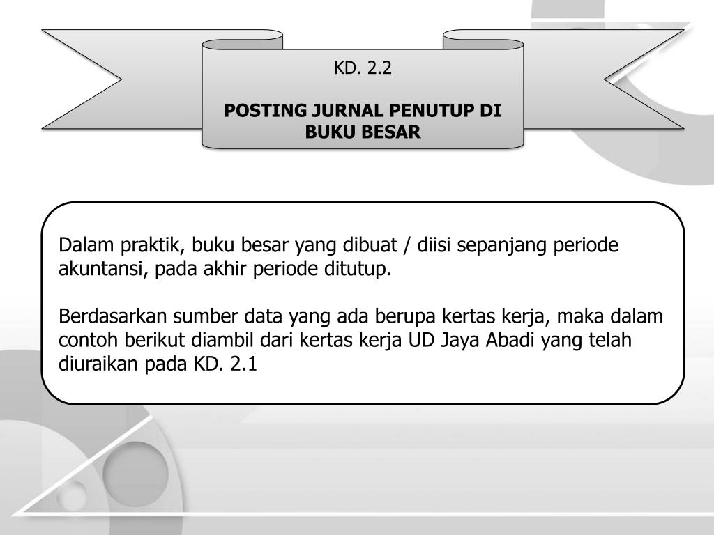 Detail Posting Jurnal Ke Buku Besar Nomer 50