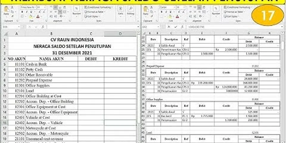 Detail Posting Jurnal Penutup Ke Buku Besar Nomer 38