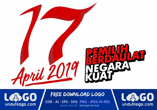 Detail Download Logo Pemilu 2019 Cdr Nomer 14