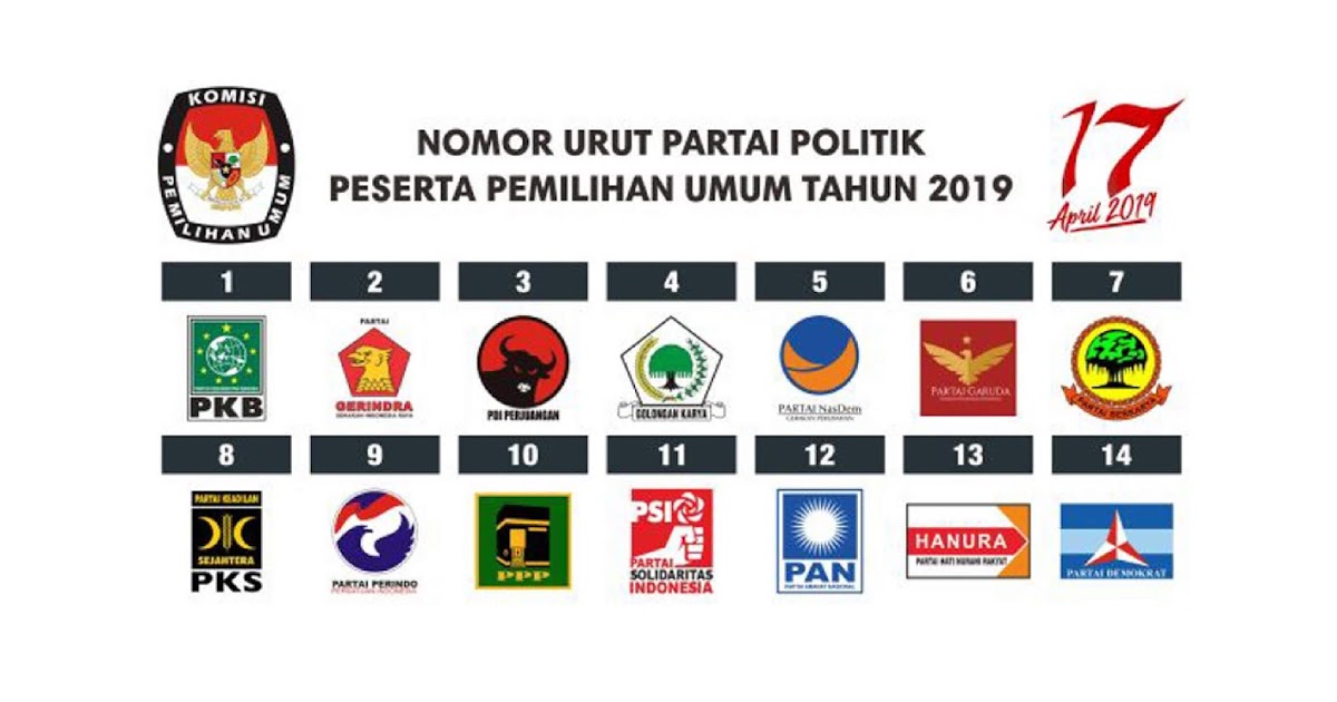 Detail Download Logo Pemilu 2019 Cdr Nomer 33