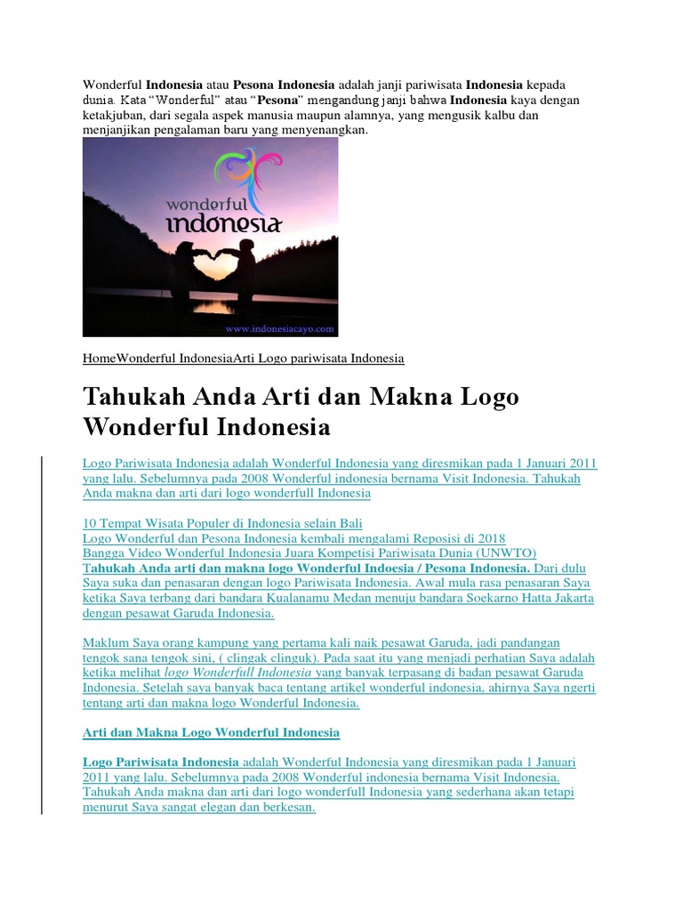 Detail Download Logo Pesona Indonesia 2018 Nomer 26
