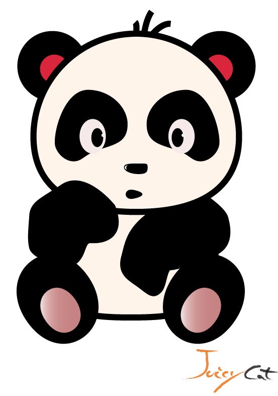 Detail Panda Zeichentrick Nomer 8