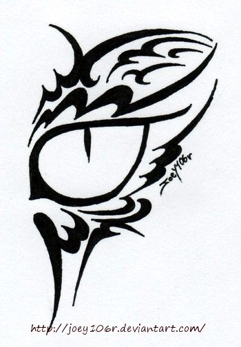 Detail Tribal Tattoo Eye Nomer 12