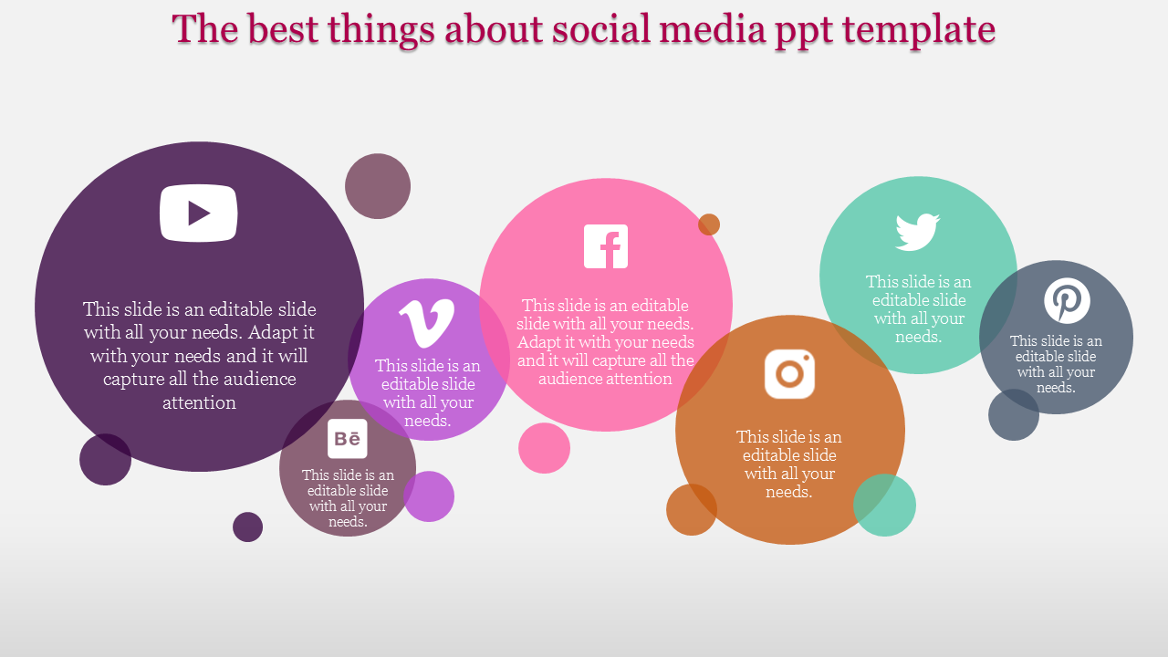 Detail Powerpoint Bubble Template Nomer 3