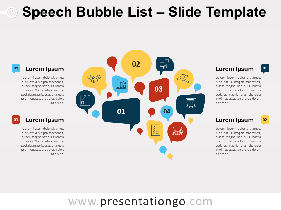 Detail Powerpoint Bubble Template Nomer 46