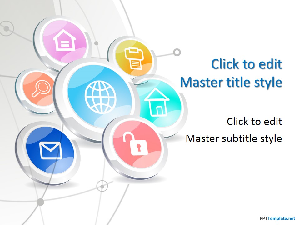 Detail Powerpoint Button Template Nomer 4