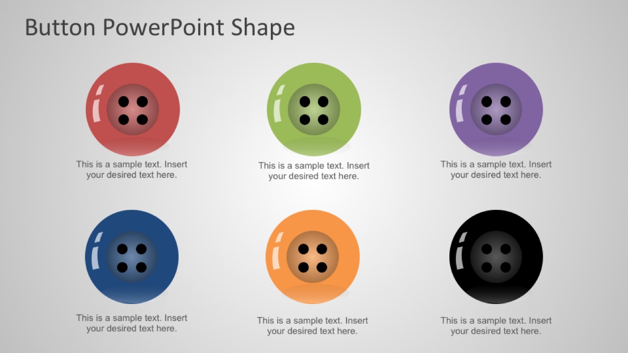 Detail Powerpoint Button Template Nomer 5