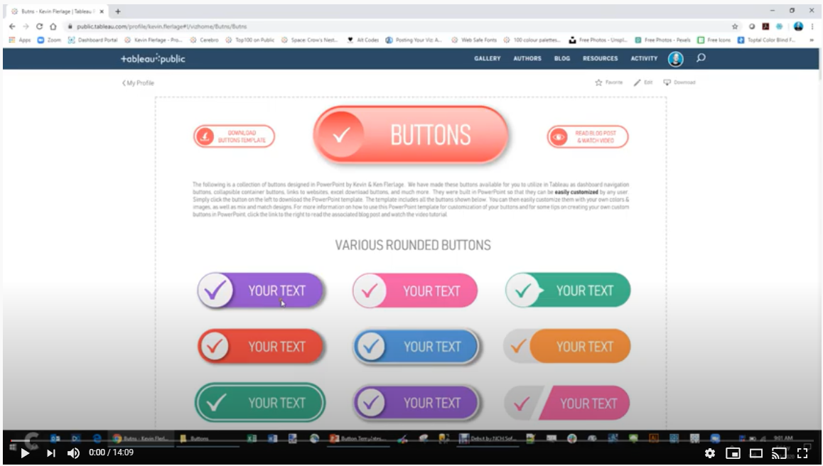 Detail Powerpoint Button Template Nomer 7