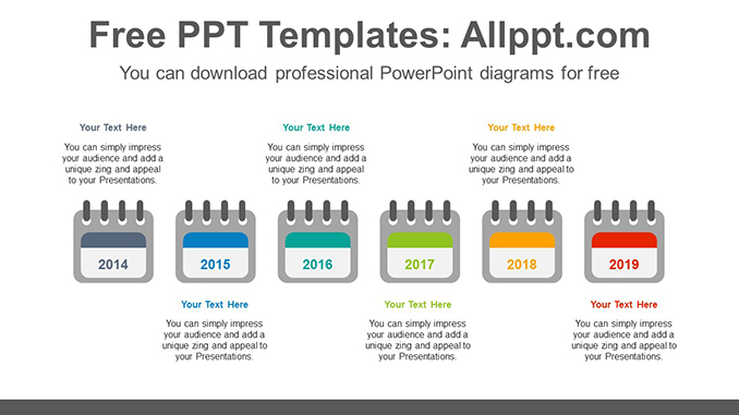 Detail Powerpoint Calendar Template Free Nomer 11