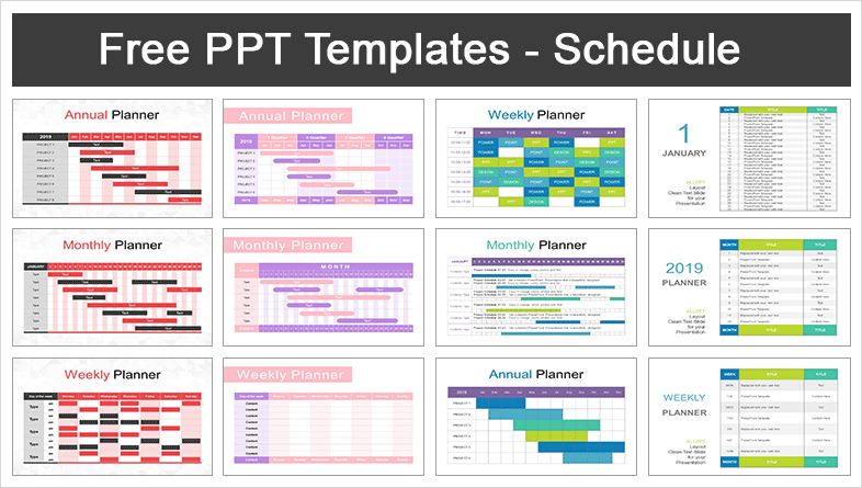 Detail Powerpoint Calendar Template Free Nomer 21