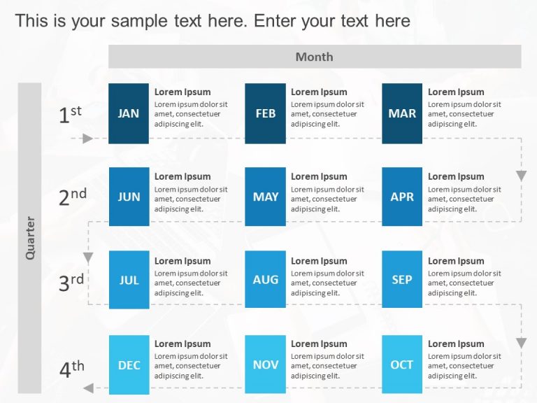Detail Powerpoint Calendar Template Free Nomer 29