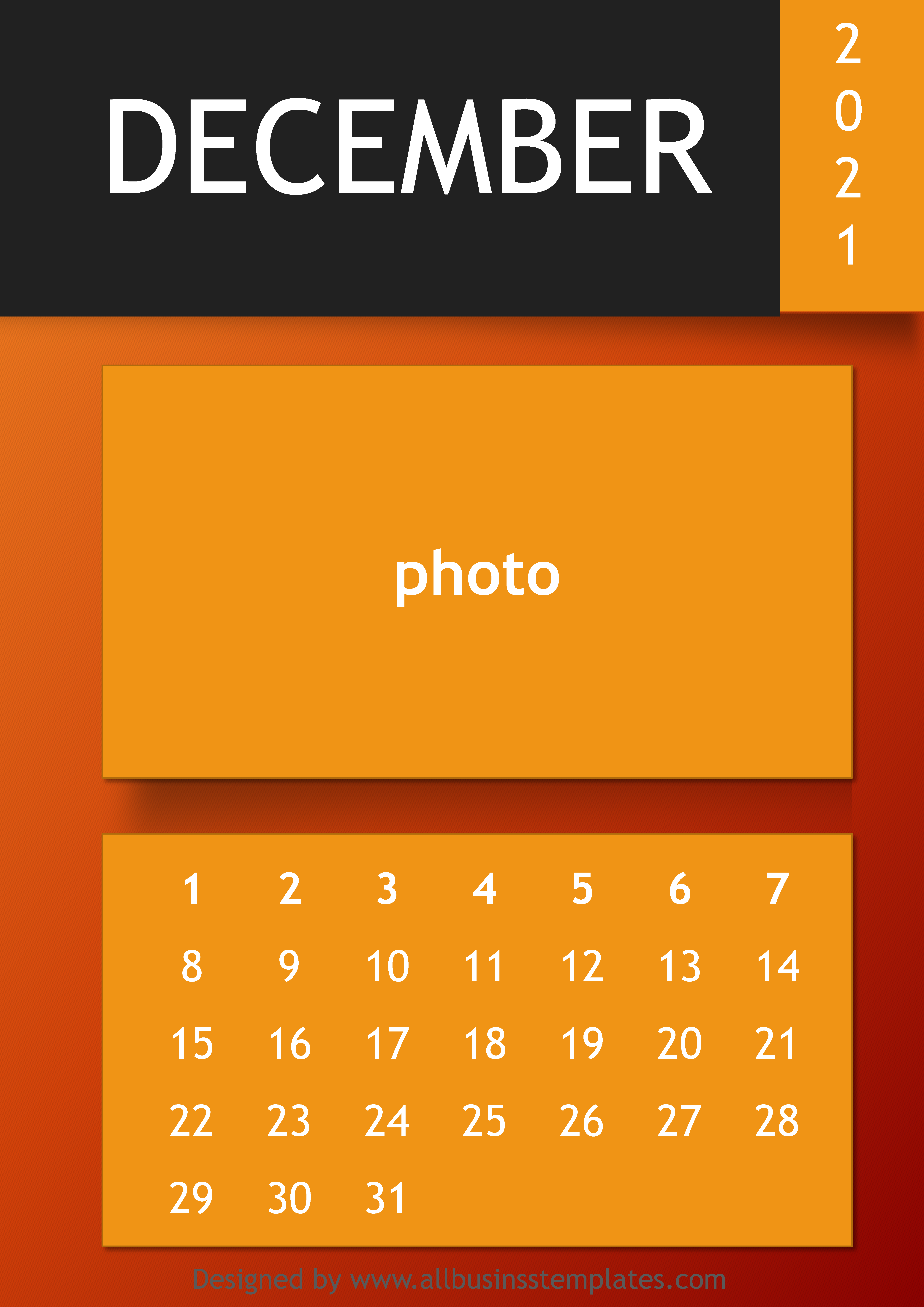 Detail Powerpoint Calendar Template Free Nomer 46