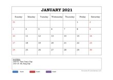 Detail Powerpoint Calendar Template Free Nomer 8