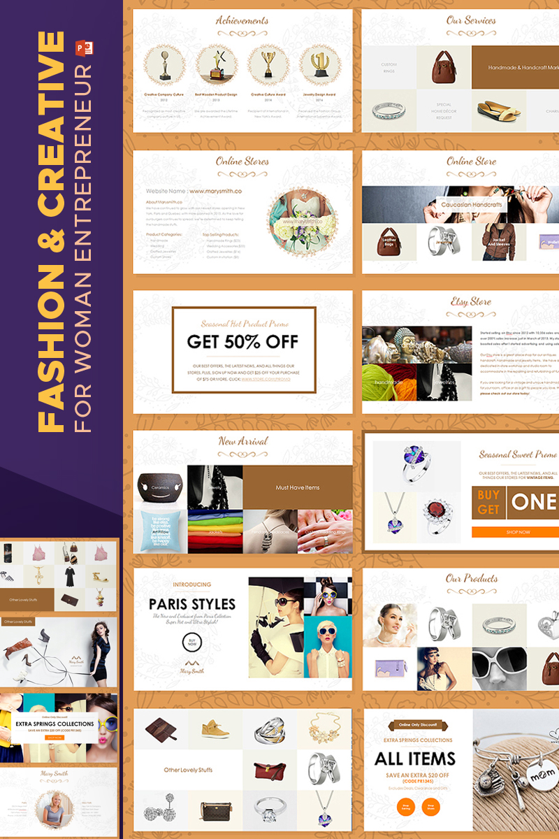 Detail Powerpoint Catalog Template Nomer 22