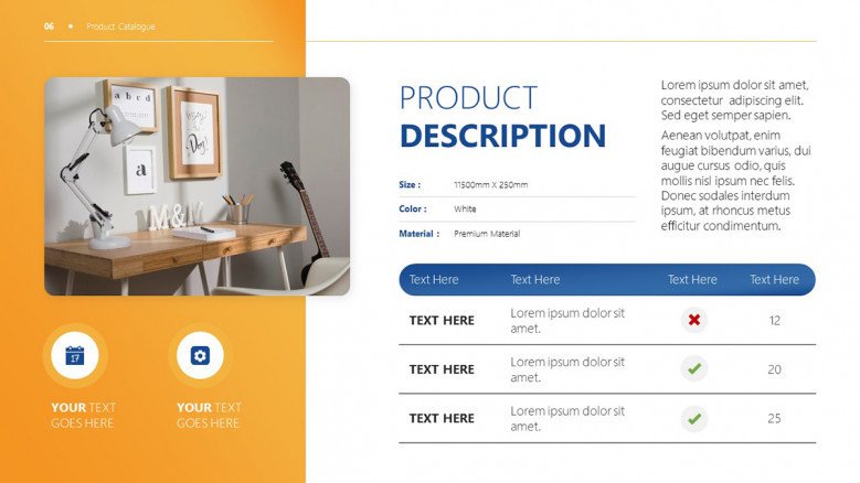 Detail Powerpoint Catalog Template Nomer 3