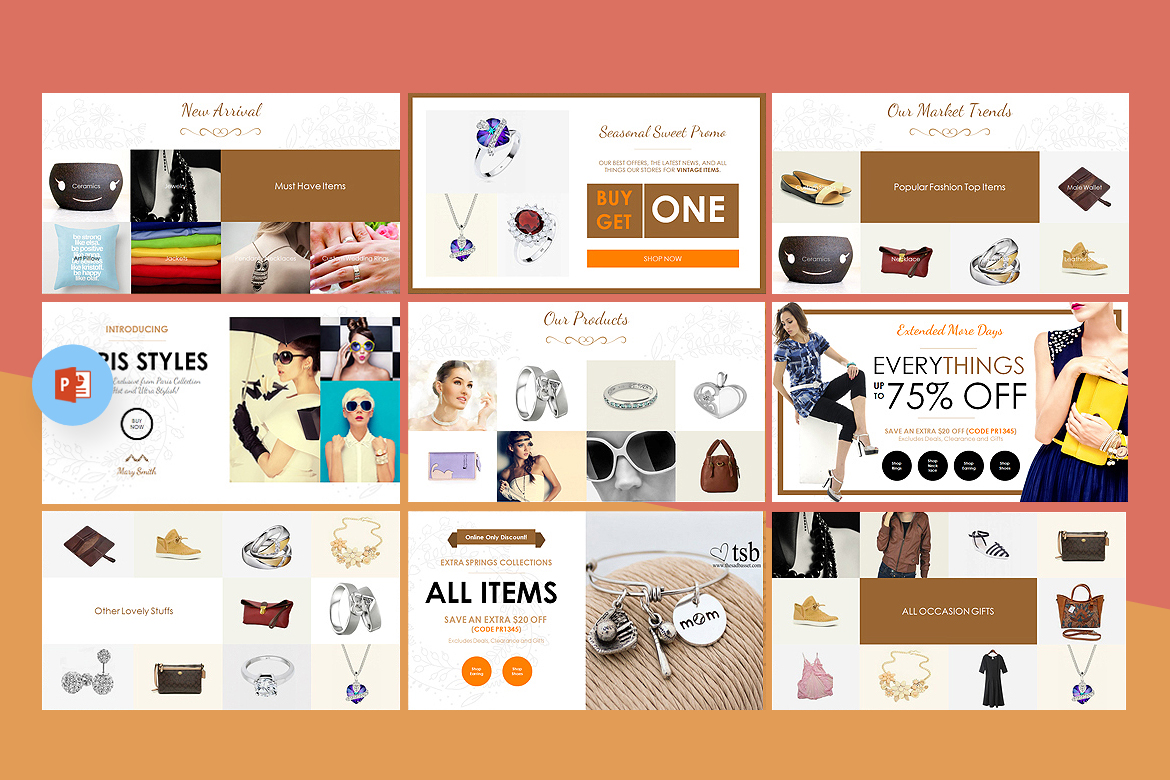 Detail Powerpoint Catalog Template Nomer 38