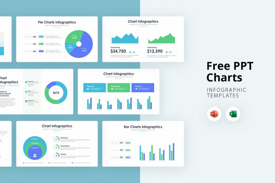 Detail Powerpoint Chart Template Nomer 46