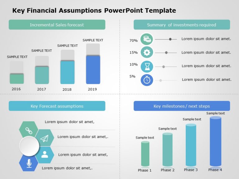 Detail Powerpoint Chart Template Nomer 49