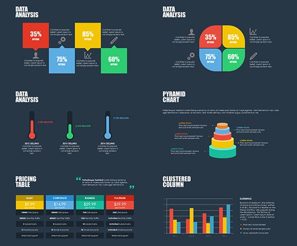 Detail Powerpoint Chart Template Nomer 8