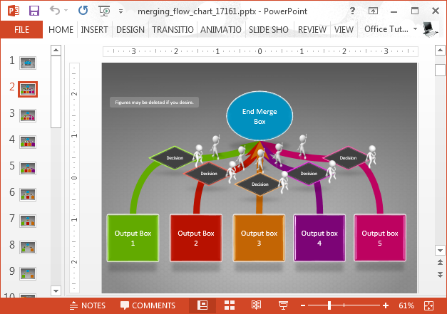 Detail Powerpoint Flowchart Template Nomer 39