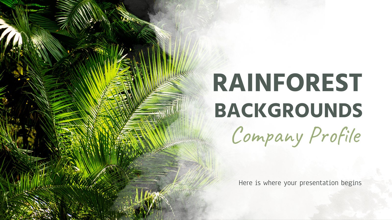 Detail Powerpoint Jungle Template Nomer 8