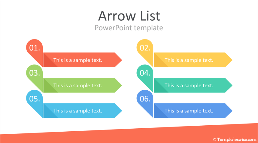 Detail Powerpoint List Template Nomer 2