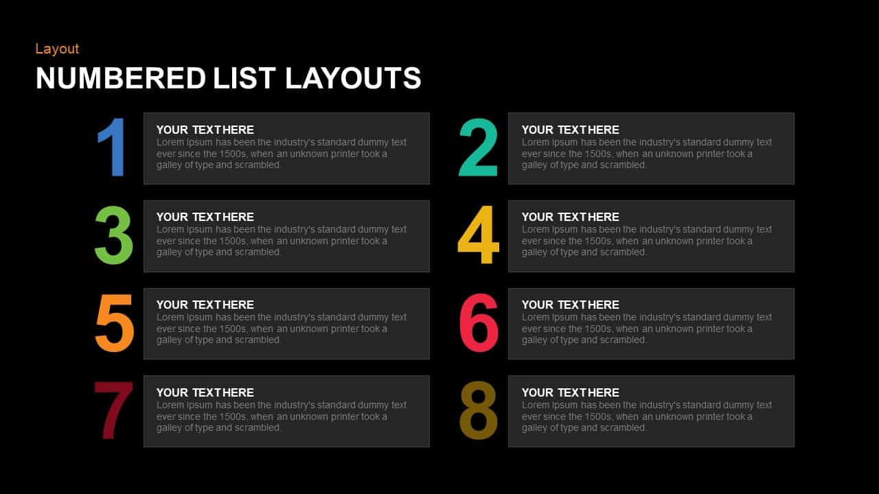 Detail Powerpoint List Template Nomer 31