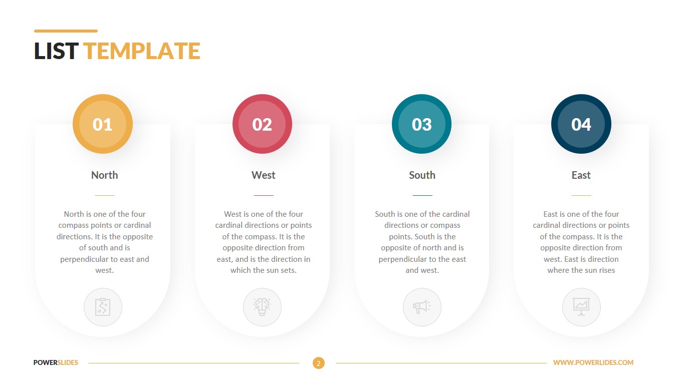 Detail Powerpoint List Template Nomer 42