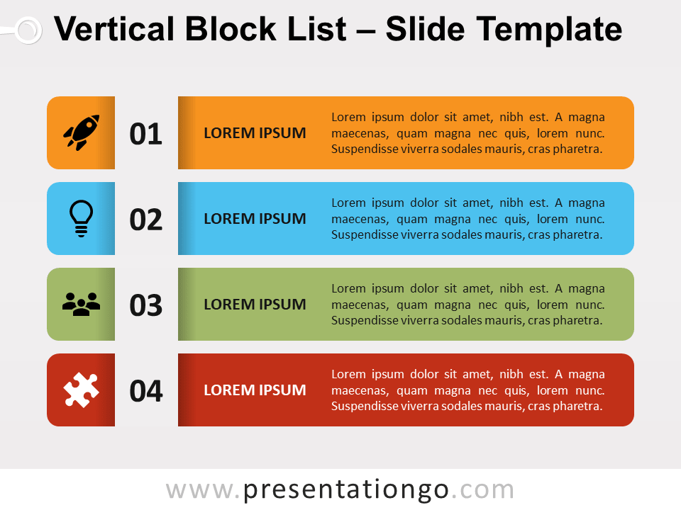 Detail Powerpoint List Template Nomer 5