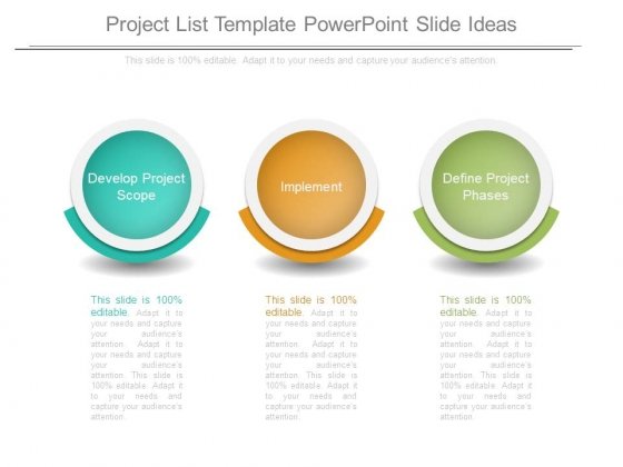 Detail Powerpoint List Template Nomer 47