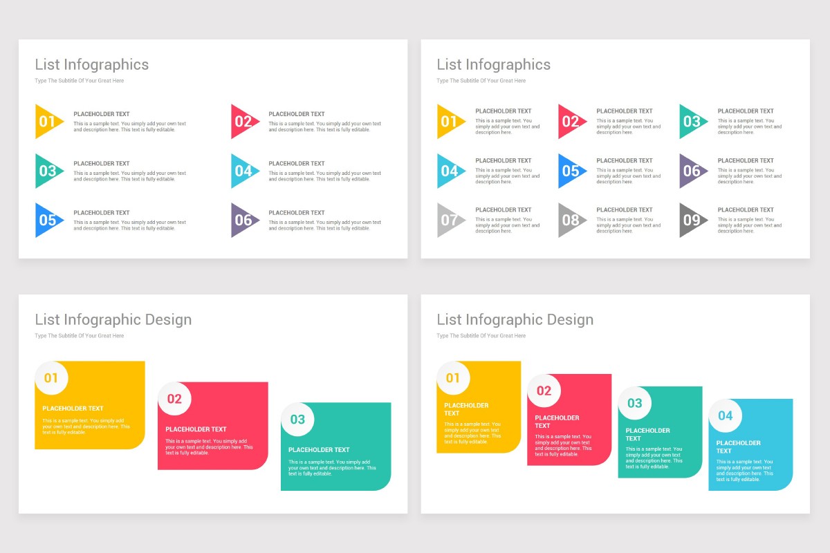 Detail Powerpoint List Template Nomer 49