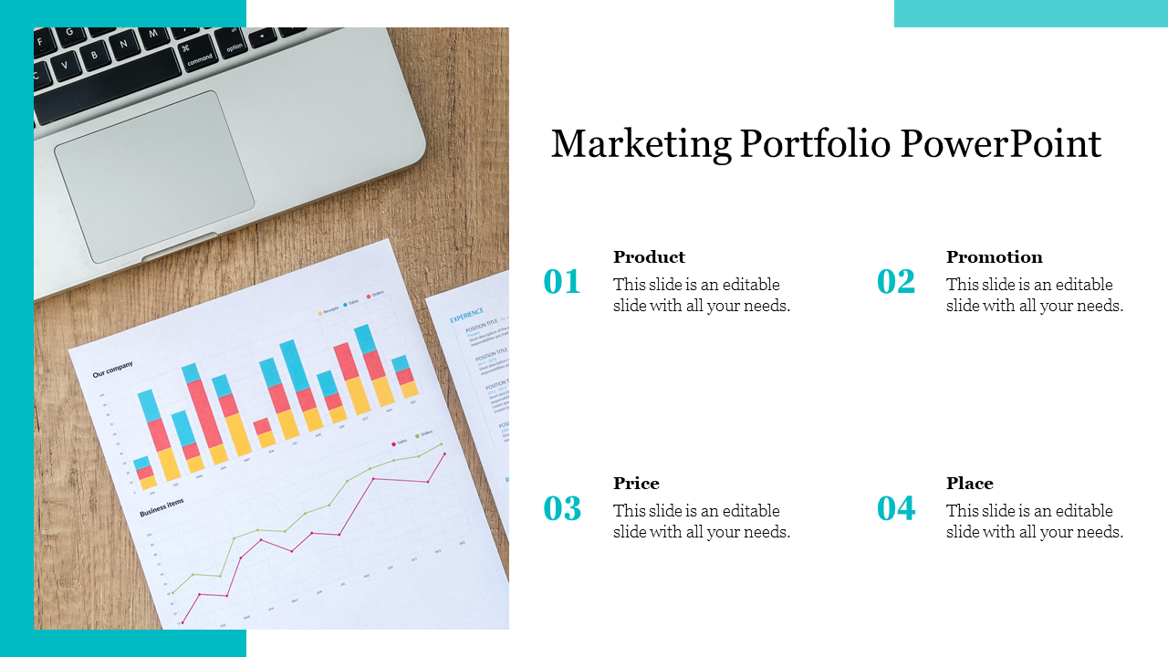 Detail Powerpoint Portfolio Template Nomer 40