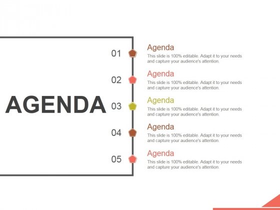 Detail Powerpoint Presentation Agenda Template Nomer 31