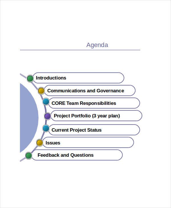 Detail Powerpoint Presentation Agenda Template Nomer 50