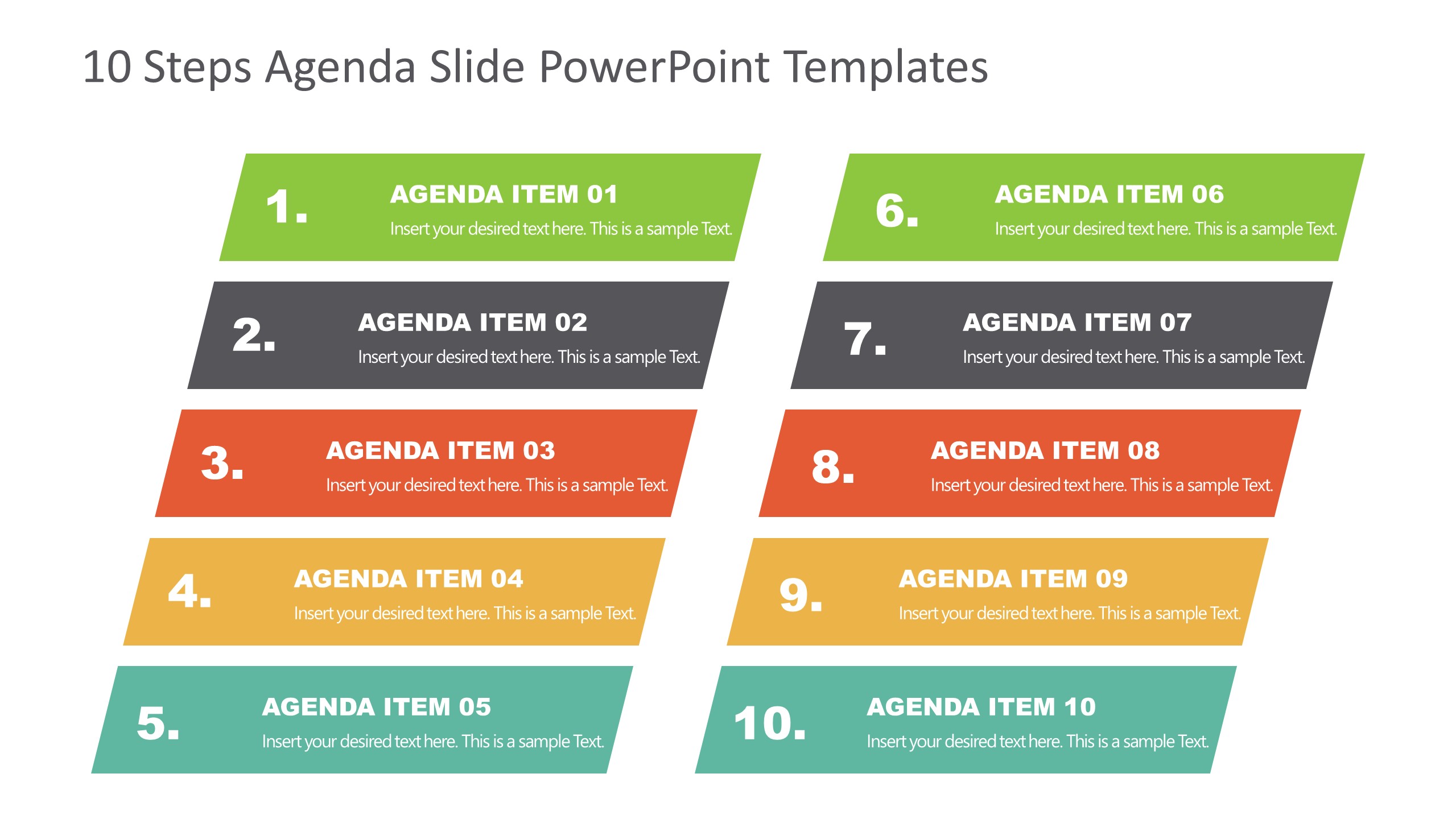 Detail Powerpoint Presentation Agenda Template Nomer 7