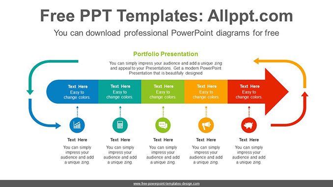 Detail Powerpoint Process Template Free Nomer 12