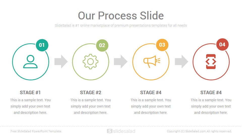Detail Powerpoint Process Template Free Nomer 31