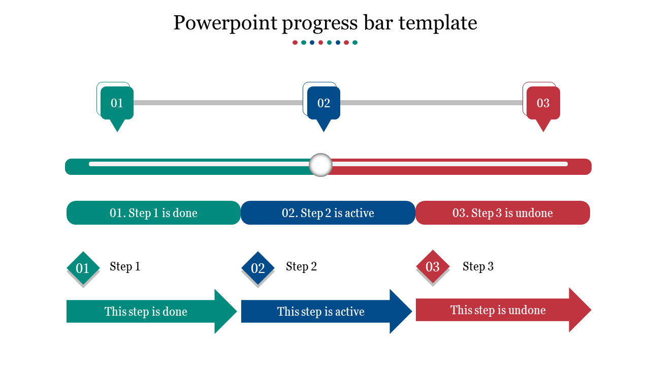 Detail Powerpoint Progress Bar Template Nomer 2