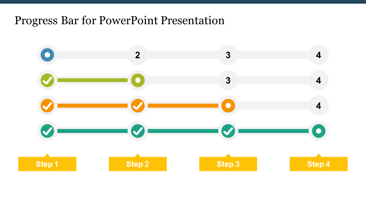 Detail Powerpoint Progress Bar Template Nomer 46