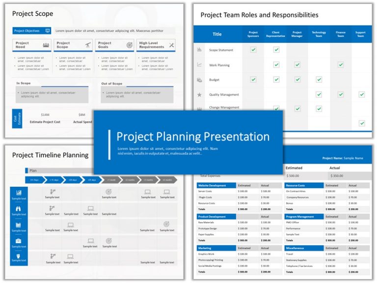 Detail Powerpoint Project Schedule Template Nomer 22