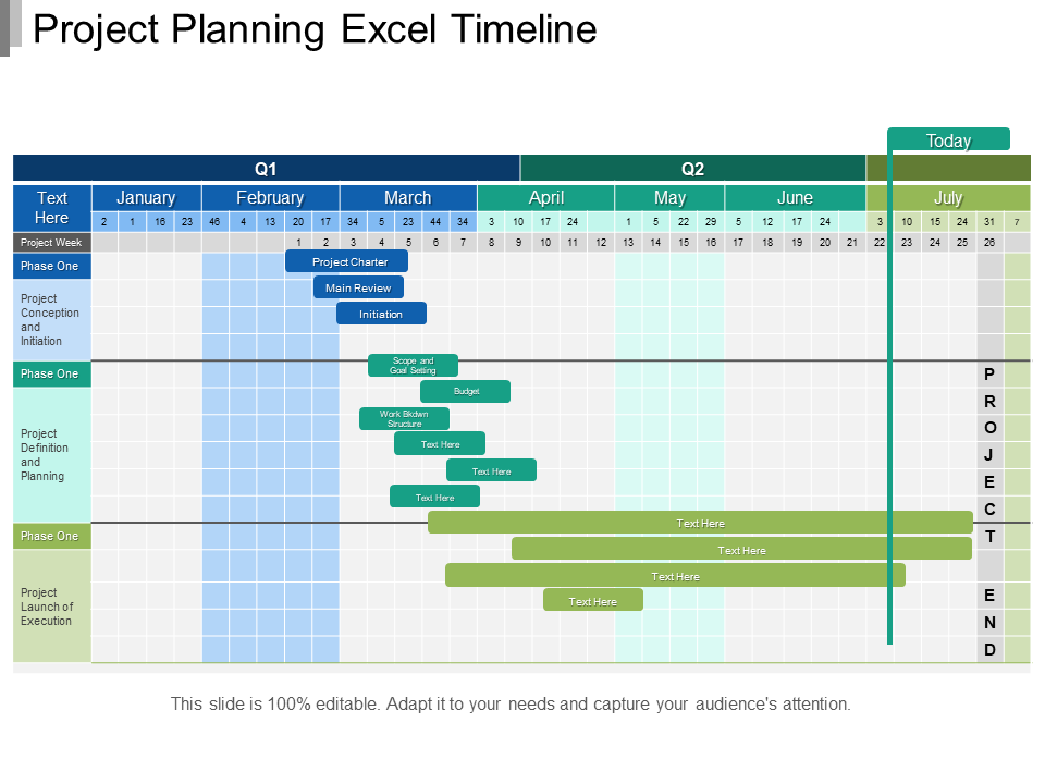 Detail Powerpoint Project Schedule Template Nomer 36