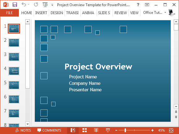 Detail Powerpoint Project Schedule Template Nomer 38