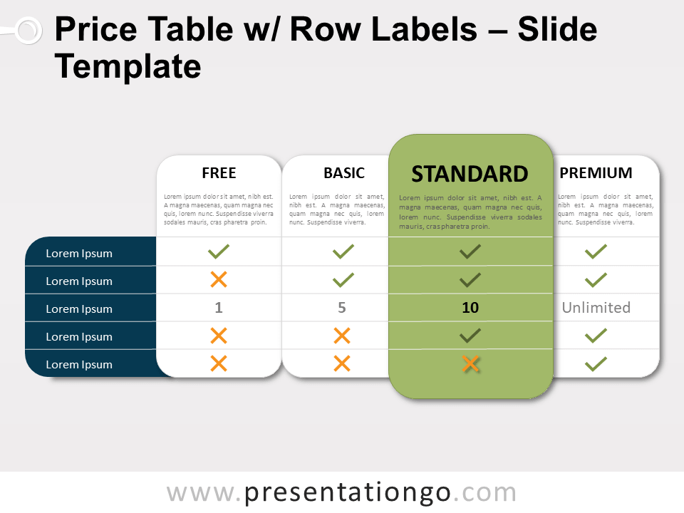Detail Powerpoint Table Template Nomer 15