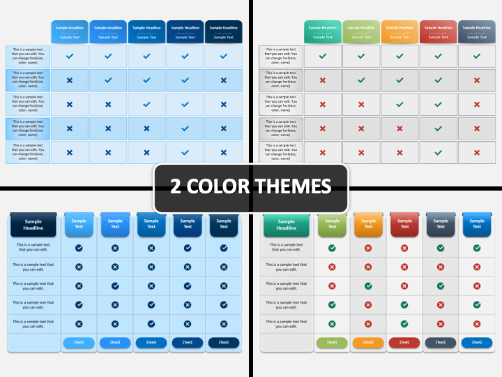 Detail Powerpoint Table Template Nomer 36