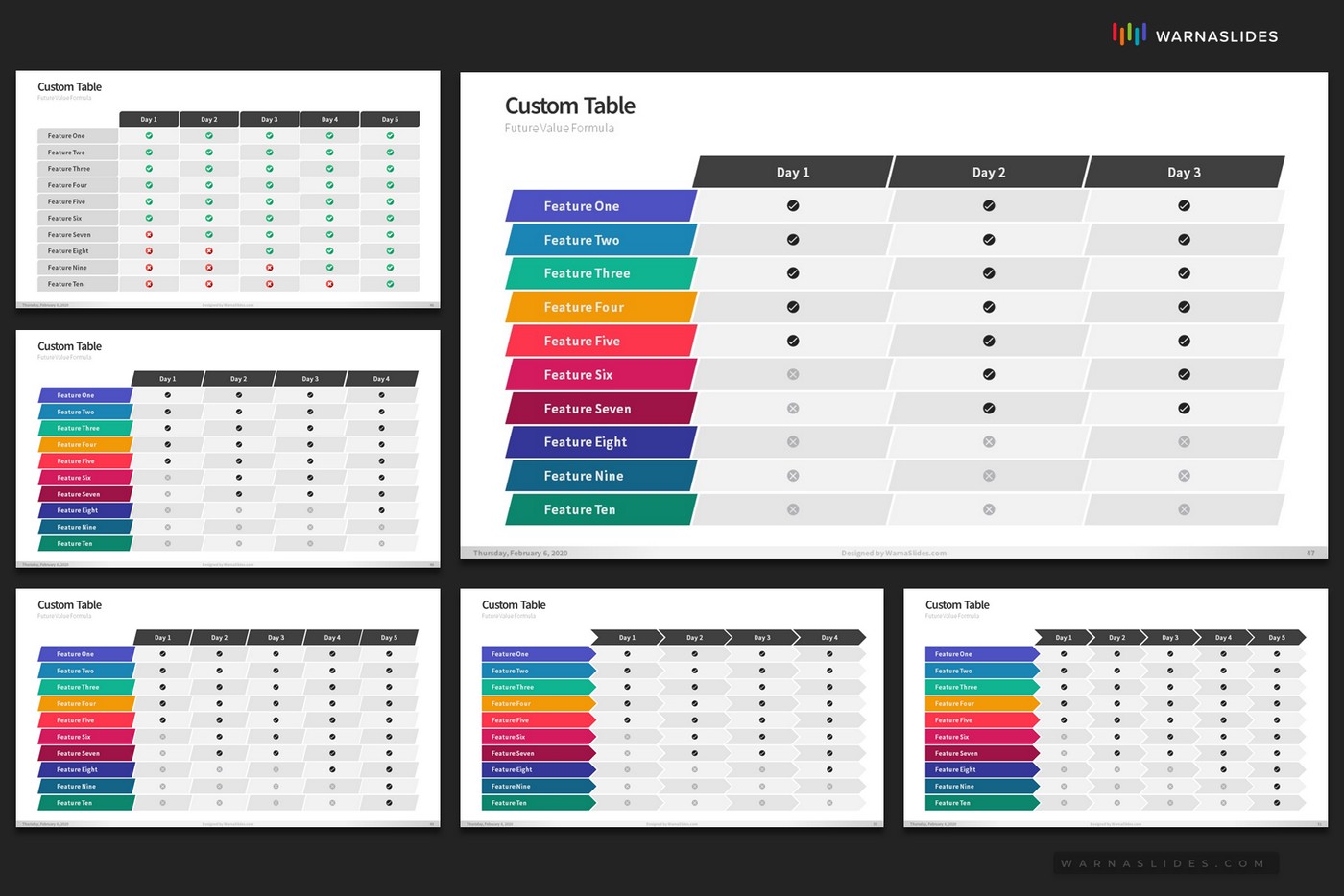 Detail Powerpoint Table Template Nomer 39