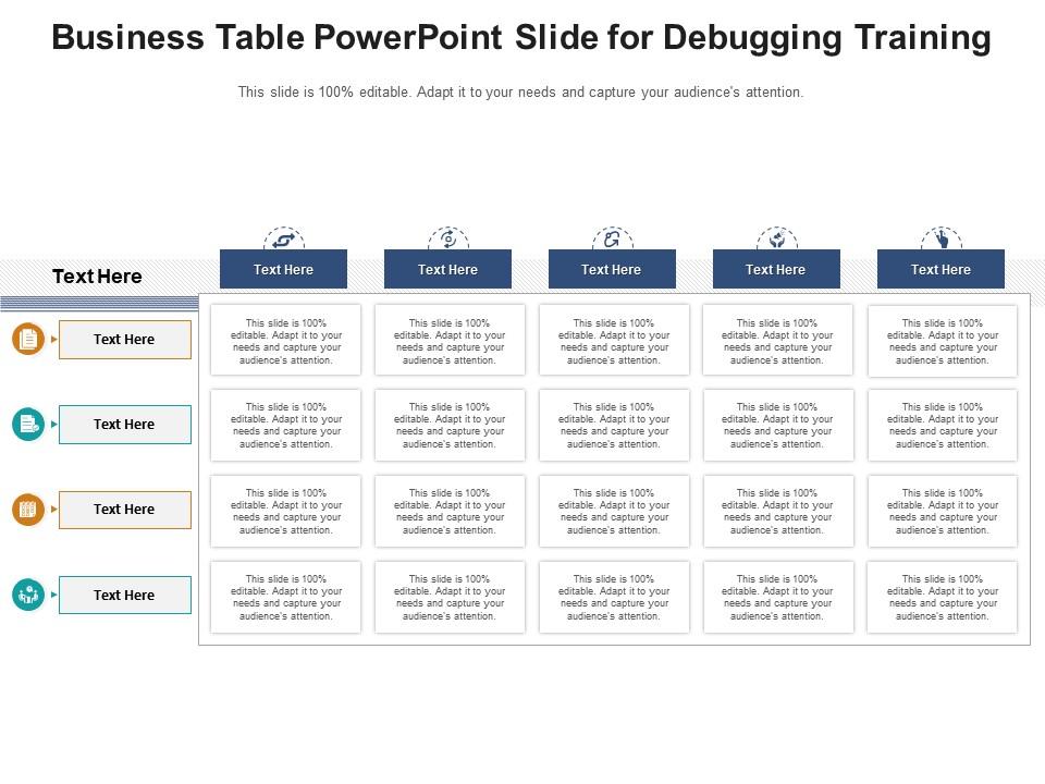 Detail Powerpoint Table Template Nomer 57